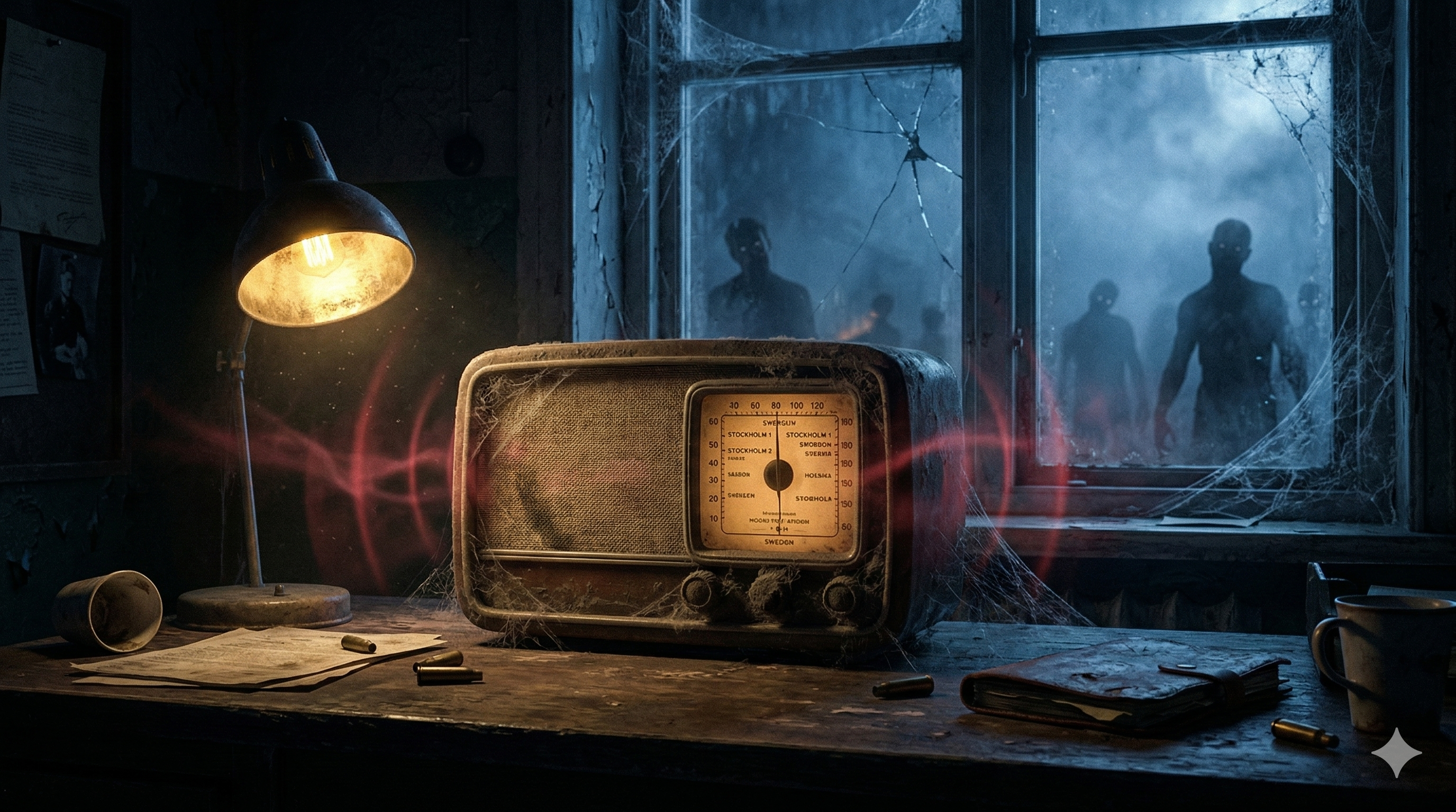 Radion på polisstationen